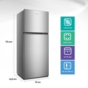 Refrigerador Hisense 375 Litros Gris RD-49WRD