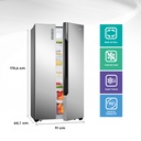 Heladera Hisense 508 Litros RC-67WS2