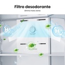 Heladera Hisense 375 Litros Gris RD-49WRD