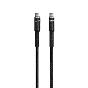 Cable Foxbox Round Pro 1.25 Metros Lightning Tipo C Negro 